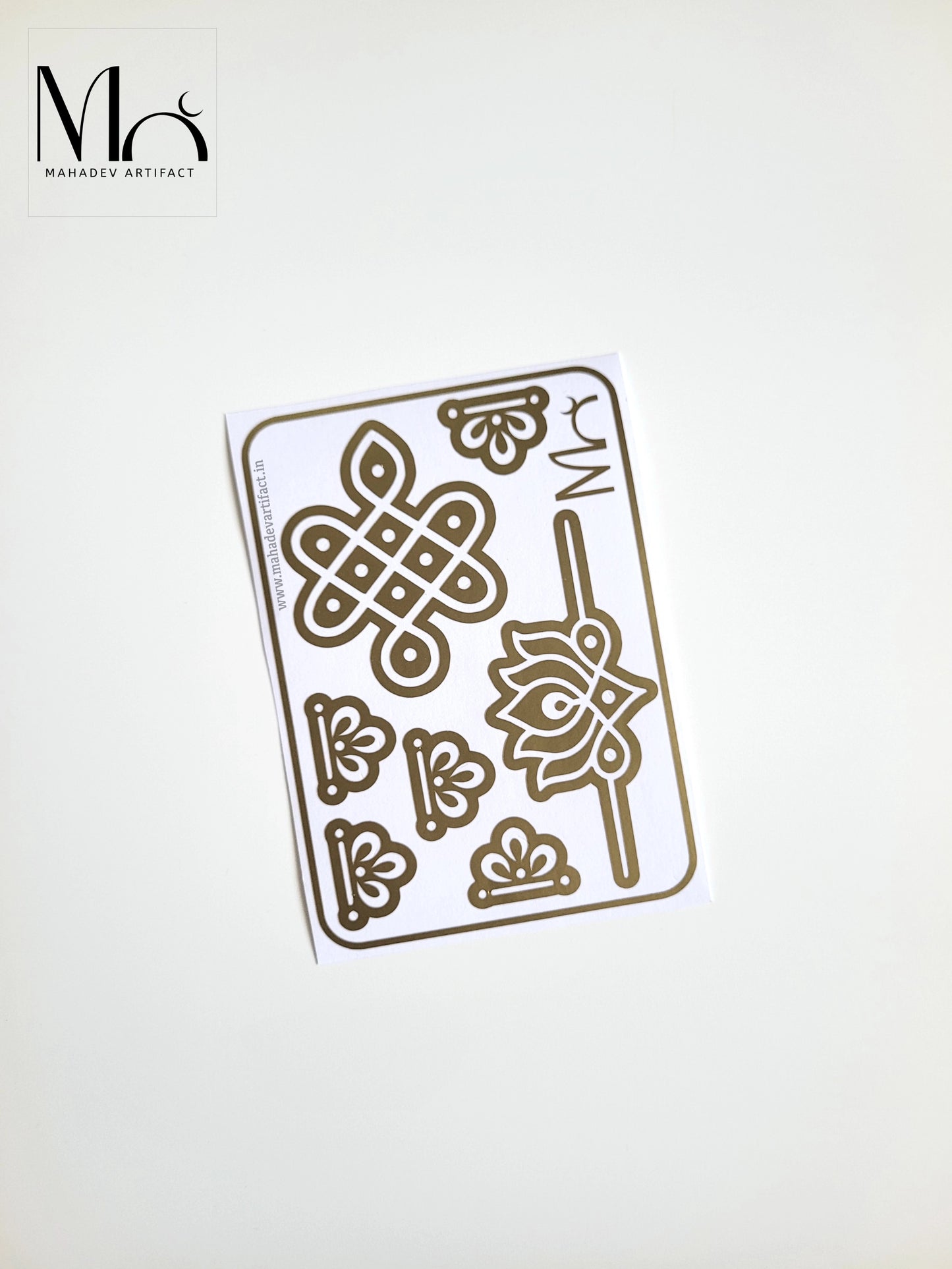 Minimal Kolam stencil | Single Hand | Single use