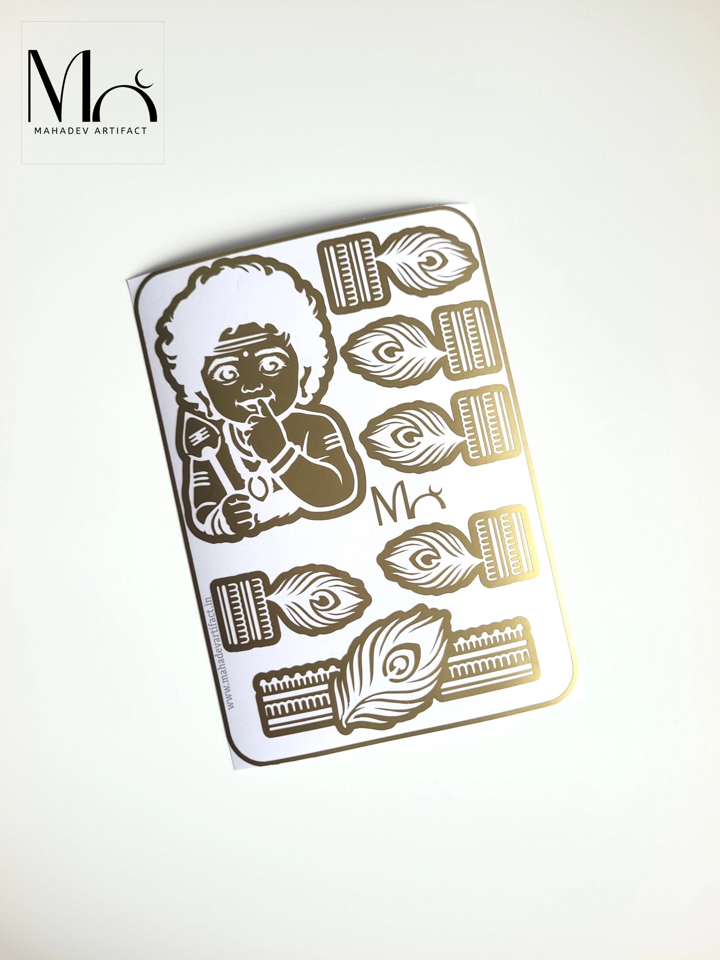 Baby Murugar Stencil | Single Hand | Single Use
