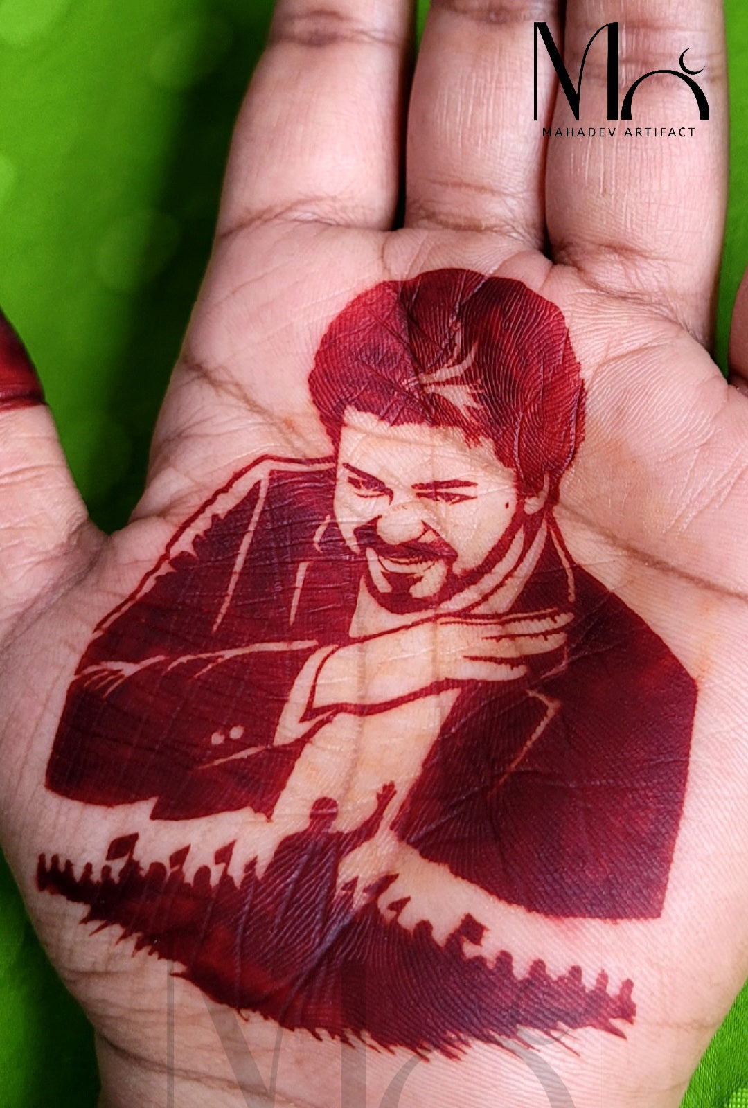 Thalapathy CM Vijay stencil