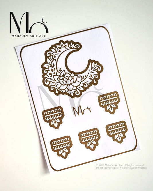 Mahadev Artifact – Noor Crescent Bloom | Single Hand | Single Use