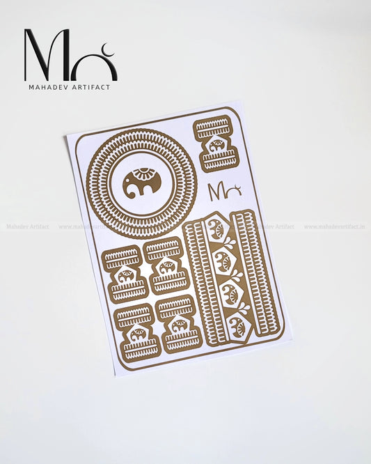 Mahadev Artifact – Elephant Mandala | Single Hand | Single Use