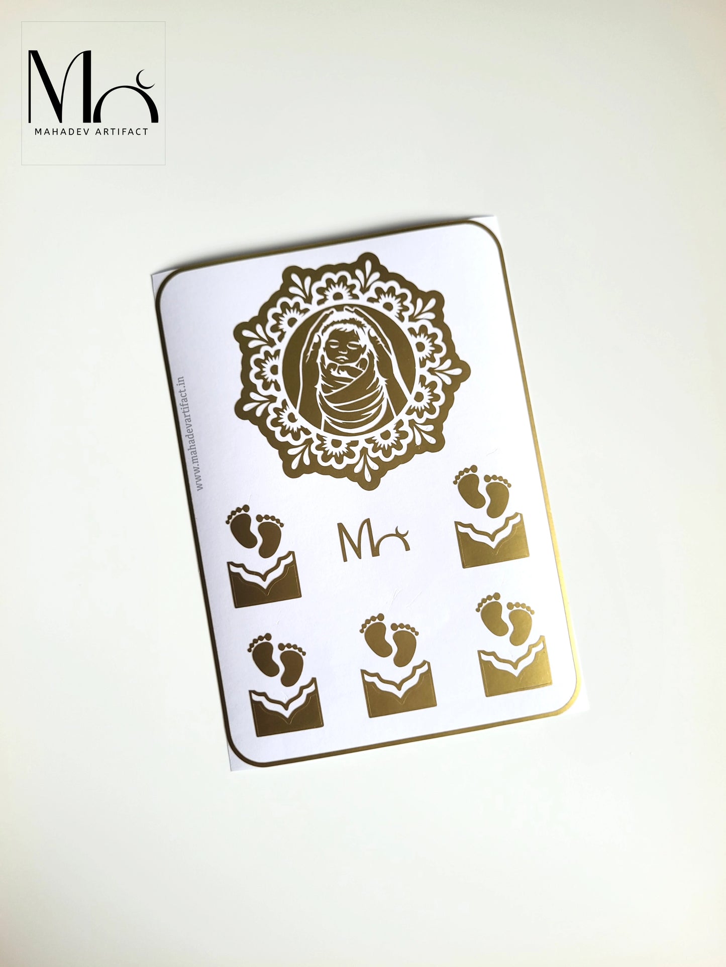 Little Baby Blessing Stencil | Single Hand | Single Use