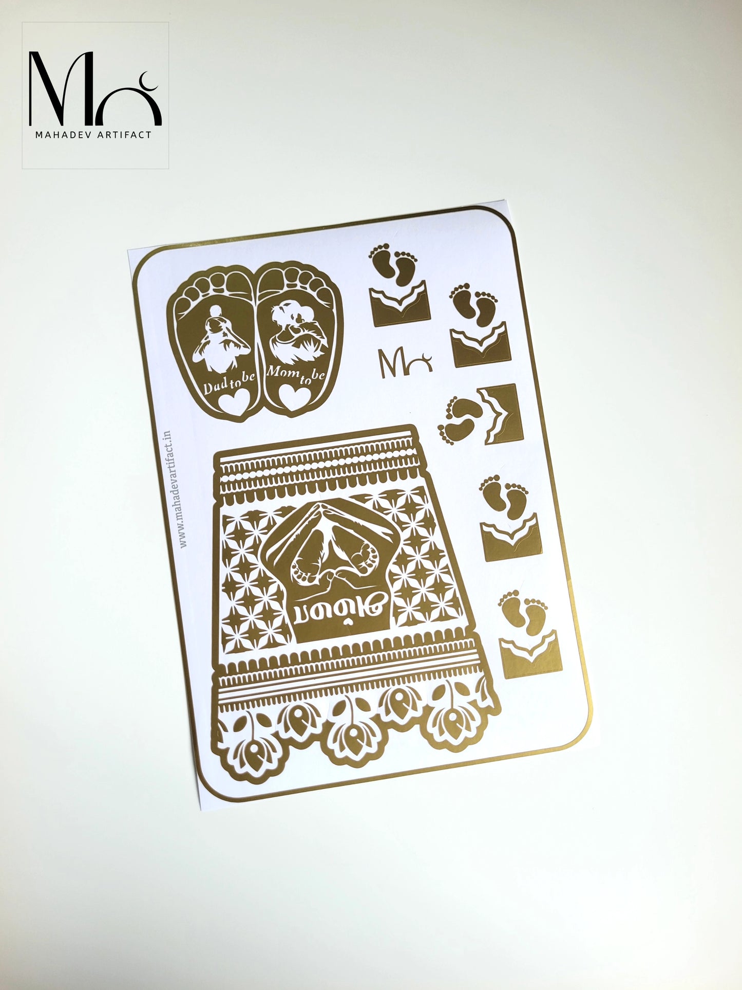 Little steps Big love Stencil | Single Hand | Single Use