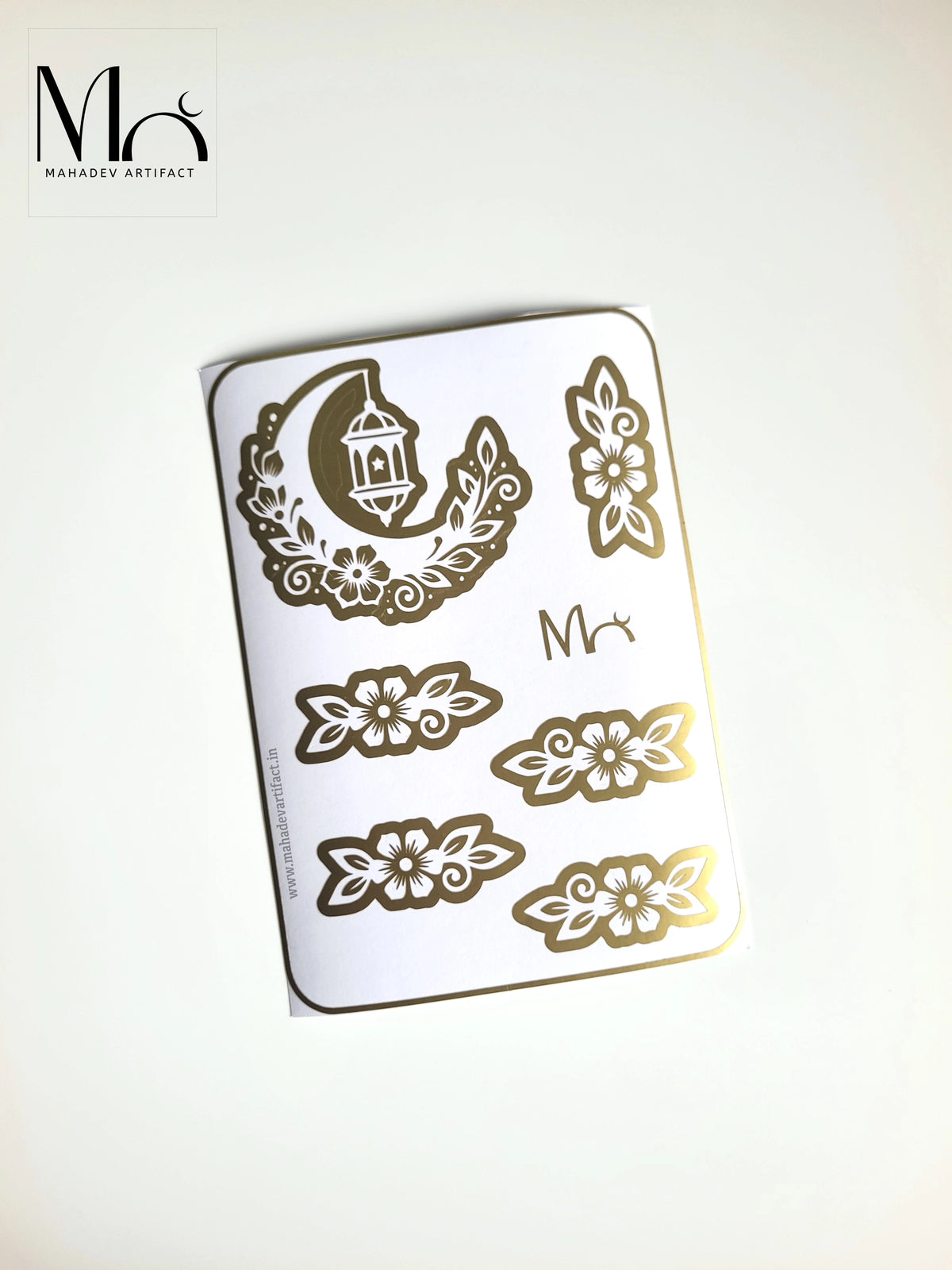 Hilal Floral Elegance Stencil | Single Hand | Single Use