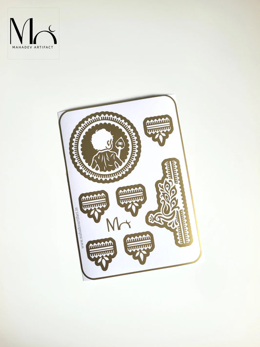 Velan Divine Aura Stencil | Single Hand | Single Use