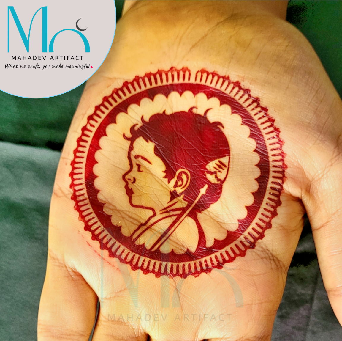 Murugan Mehndi Stencil | MR1